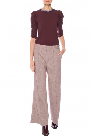 Top with ruffled sleeves, zdjęcie 2 Top with ruffled sleeves od See By Chloe